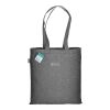 Shopper con tasca in cotone riciclato 280 g/m2, manici lunghi Thumbnail