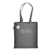 Shopper con tasca in cotone riciclato 280 g/m2, manici lunghi Thumbnail